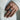 Last Supper Communion Ring, oxidized silver, worn on model hand