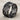 Gothic Web Ring, black rhodium plated, product photo on linen