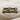 Horse Stampede Ring, two-tone finish, front product view on fabric
