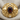 Life and Death Ring in gold vermeil, front view on fabric