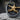 Army Star Ring, oxidized, close-up of the star and sabers