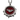 925 sterling silver bat wax seal pendant with deep red enamel dripping detail and oxidized silver finish