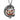 Solid 925 sterling silver Halloween dragon pendant wrapped around a jack-o-lantern with orange enamel