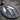 Miraculous Medal Pendant, oxidized silver, close-up of Virgin Mary relief and inscription