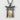 Kitsune Torii Pendant, two-tone, front view