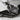 Senior Aviator Wings Pendant, oxidized silver, close-up of shield and star details