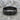 Sapphic Engraved Ring, polished silver, angled view on stone