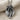 Tropical Palm Pendant, oxidized silver, product view on neutral linen fabric