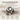 Solid 925 sterling silver garnet horseshoe ring with feature highlights on textured linen background