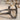 Wishbone Deer Antler Ring, oxidized silver, close-up of antler tines