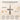 Infinity Ribbon Cross Pendant, size chart and product details infograph