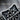 Gothic Lily Cross Ring, oxidized silver, close-up of centerpiece