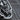 Jesus Christ Face Ring, oxidized silver, close-up of sculpted facial relief
