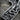 Saint Michael Serpent Pendant, oxidized, close-up of the serpent detail