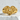 Heart Keyhole Ring, gold vermeil, front view product photo on stone