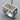 Baroque Skull Signet Ring, two-tone finish product photo