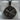 Saint Andrew Apostle Pendant, black rhodium plated, front product view