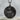 Demeter Goddess Medallion Pendant, black rhodium product photo