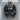 Winged Baphomet Pendant in black rhodium plated silver