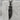 Archangel Wing Cross Pendant, black rhodium plated, front view product photo