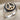 Nova peace signet ring, two-tone silver and gold finish, product view