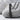 Ave Maria Prayer Bar Pendant, black rhodium plated, product view on chain