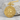 Athlete Saint Sebastian Medal Pendant, gold vermeil, product photo