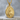 Saint Padre Pio Medal Pendant, gold vermeil, angled product photo with chain