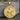 Carpenter Saint Joseph Medal Pendant, gold vermeil, front view
