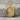 Saint Dymphna Medal Pendant in gold vermeil, front studio product view