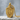 Saint Michael Shield Pendant, gold vermeil finish, front angle view