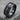 Three Bar Cross Ring, black rhodium plated, angled product photo