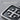 Jerusalem Cross Potent Pendant, oxidized silver, angled close-up view