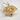 Koi Garnet Fan Pendant, gold vermeil, product photo view