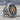Helm Of Awe Blue Ring, two-tone finish, angled product photo