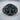 Yggdrasil Emerald Branch Ring, black rhodium plated finish, studio product photo