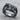 Geri Freki Crossing Ring, black rhodium, angled product view