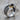 Huginn Muninn Wing Bridge Ring, two-tone finish, studio product photo