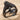 Morel Root Bypass Ring, black rhodium plated, angled view
