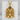 Hourglass Garnet Niche Pendant, gold vermeil product photo