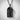 Reaper Parted Veil Pendant, black rhodium plated product photo