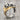 Golden Retriever Puppy Ring, two-tone finish, studio product photo
