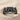 Blue Sapphire Dove Promise Ring, black rhodium, front view