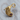 Wolf Garnet Ear Climber Earring, gold vermeil, product photo view