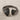 Folded Fan Open Ring, black rhodium plated product view