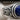 Baroque Lapis Lazuli Signet Ring, oxidized, close-up of scrollwork shoulder