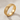 Chevron Groove Ring, gold vermeil, studio product photo