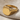 Chevron cushion signet ring, gold vermeil, product photo