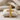 Chevron Wheat Cross Pendant, gold vermeil, product photo on neutral ground