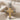 Wheat Chevron Cross Pendant, two-tone finish, studio product photo